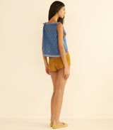 AMALIA TOP -- EARTHA PAISLEY