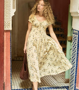 ASHLYNN DRESS -- SUNSHINE PRAIRIE ROSE