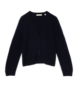 CAMERON CASHMERE CARDIGAN -- NAVY