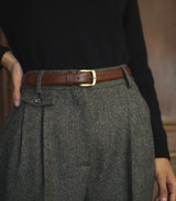 COLT BELT -- MARRONE BOX CALF