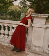 PAMELINA DRESS -- ROSSO