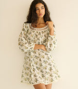 DONELLE NIGHTGOWN -- CRÈME FLEUR DU PALAIS