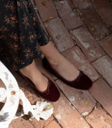 PILLAR MARY JANE -- CRIMSON VELVET