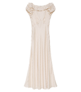 EMERENCE DRESS -- CRÈME PORTIA DOT