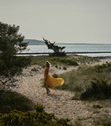 EVELINA DRESS -- GOLDEN ACACIA