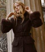 FARROW COAT -- CHOCOLATE