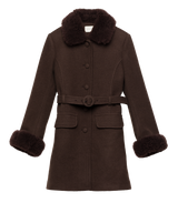 FARROW COAT -- CHOCOLATE