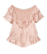 FLORIETTE TOP -- PEACH SORBET