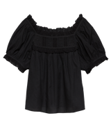 FRANCES TOP -- BLACK