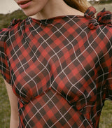GILLIANNE DRESS -- ADALINE PLAID