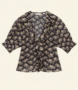 HENRI TOP -- NOIR ROSIER FLORAL