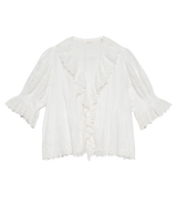 HENRI TOP -- SALT EYELET