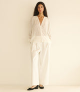 JULIENNE TOP -- SALT MARSEILLE EMBROIDERY
