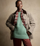 LANGSTON JACKET -- LASCELLE HOUNDSTOOTH CHECK
