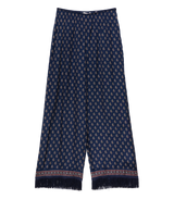 LAVON FRINGE PANT -- BLEU TAORMINA PAISLEY