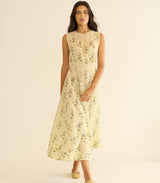 LILIANE DRESS -- SUNSHINE PRAIRIE ROSE