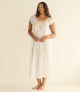 LUCILIA NIGHTGOWN -- SALT
