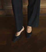 LUMA HEEL -- BLACK LACE