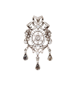 LUMINA BROOCH -- ANTIQUE NICKEL