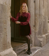 MADELYNNE DRESS -- VINO ROSSO