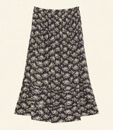 MARCIE SKIRT -- NOIR ROSIER FLORAL