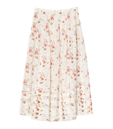 MARIE SKIRT -- BLANC PRAIRIE ROSE