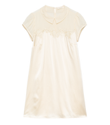 PERLE DRESS -- VANILLA