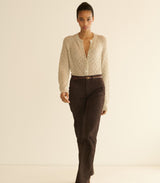 PETRA POINTELLE CARDIGAN -- FEATHERSTONE