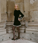 SAVINE DRESS -- BLACK