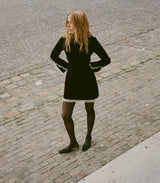 SAVINE DRESS -- BLACK