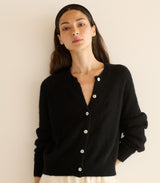 SESTRI HEADBAND -- BLACK SATIN