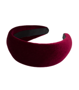 SESTRI HEADBAND -- CRIMSON VELVET