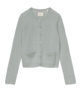 THEA CASHMERE CARDIGAN -- EUCALYPTUS