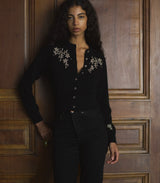 TRESOR CARDIGAN -- BLACK