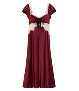 VEDA DRESS -- ELDERBERRY