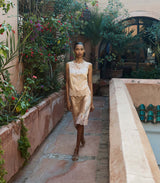 ELOWETTE SKIRT -- PEACH SORBET