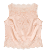 VIVIANE TOP -- PEACH SORBET