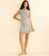 WINSTON CASHMERE VEST -- EUCALYPTUS