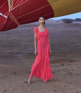 ZELIA DRESS -- BOUGAINVILLEA